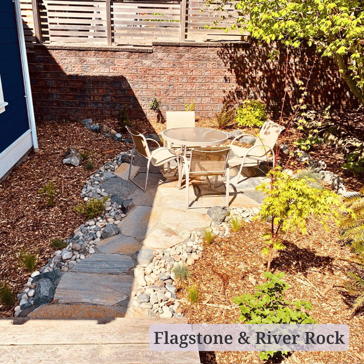 Flagstone & River Rock
